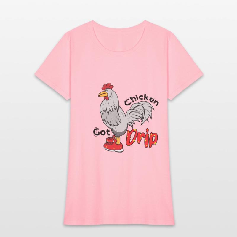 Chicken With Shoes White Red DRIP