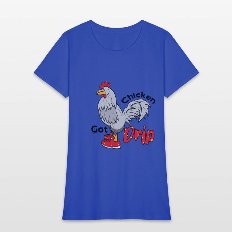 Chicken With Shoes White Red DRIP