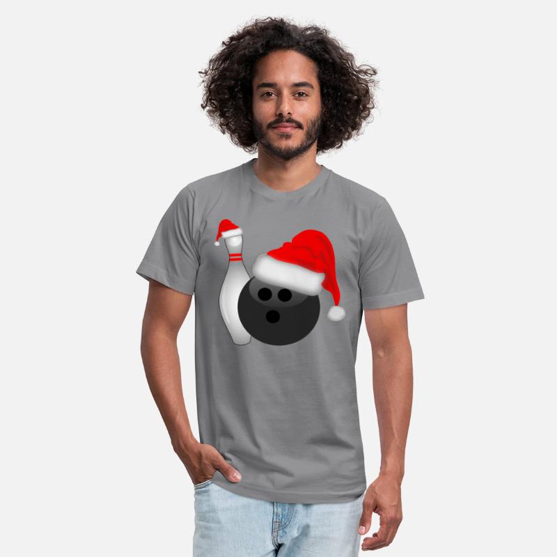 Christmas Bowling Ball and Pin
