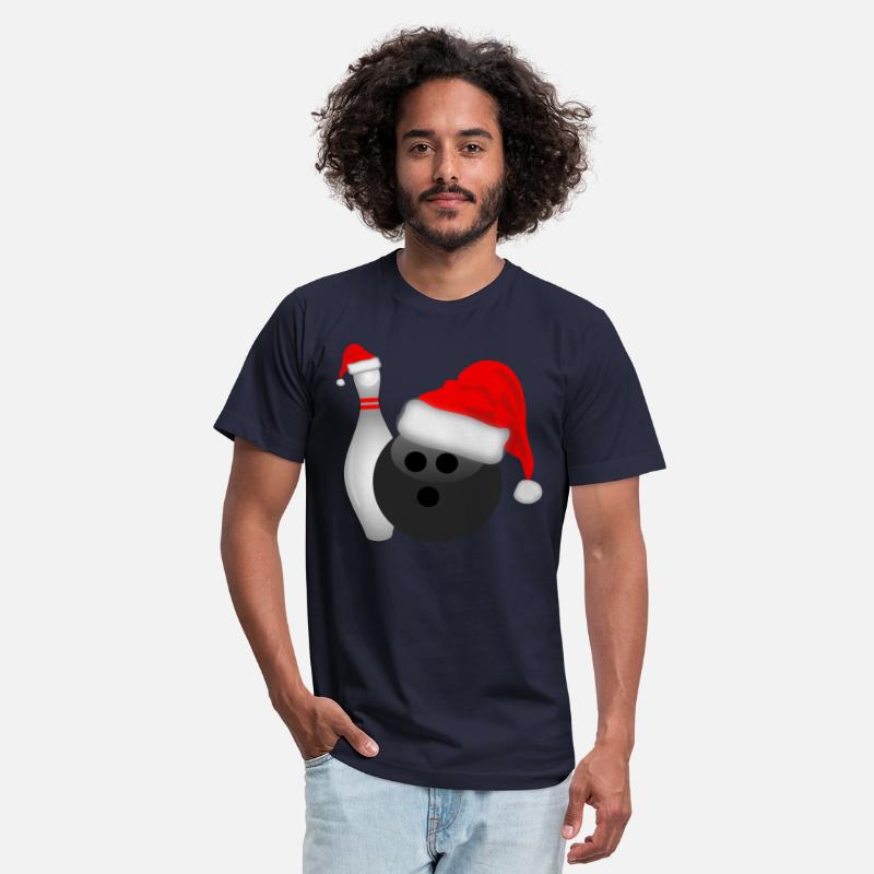 Christmas Bowling Ball and Pin