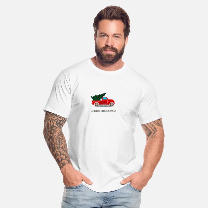 Christmas Red Truck Tree Gift For Xmas Vacation