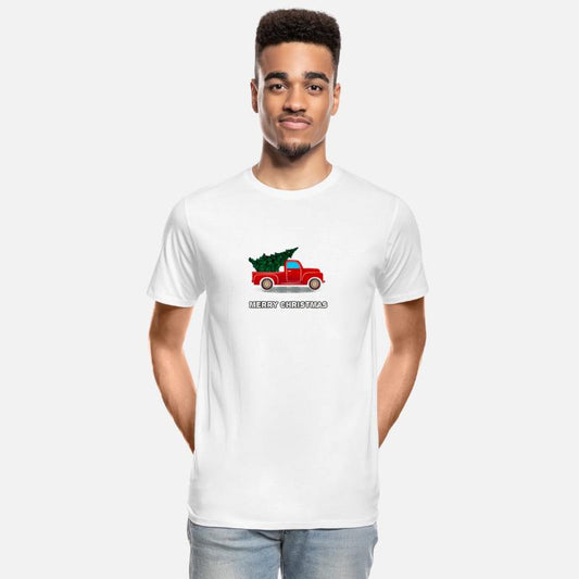 Christmas Red Truck Tree Gift For Xmas Vacation