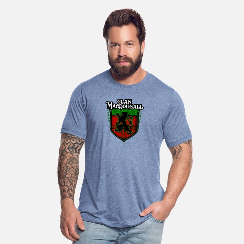 Clan MacDougall Scottish Tartan Rampant Lion