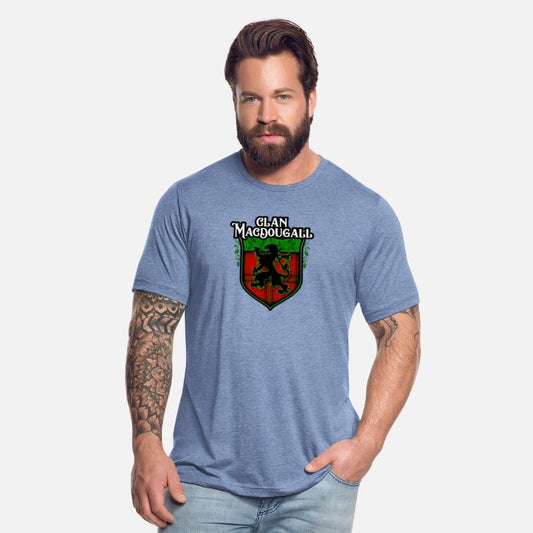 Clan MacDougall Scottish Tartan Rampant Lion