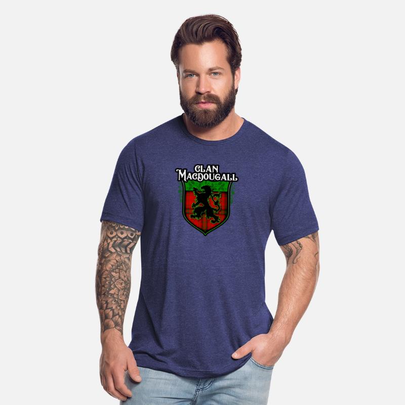 Clan MacDougall Scottish Tartan Rampant Lion