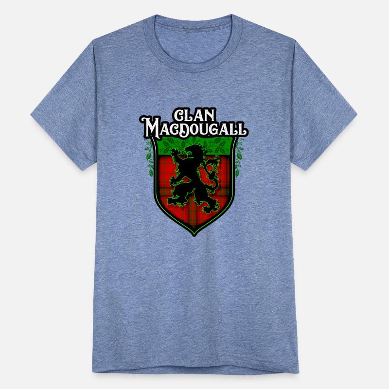 Clan MacDougall Scottish Tartan Rampant Lion