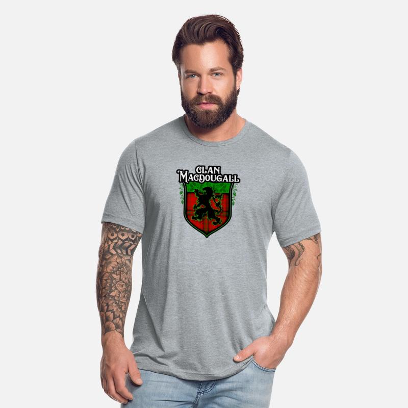 Clan MacDougall Scottish Tartan Rampant Lion