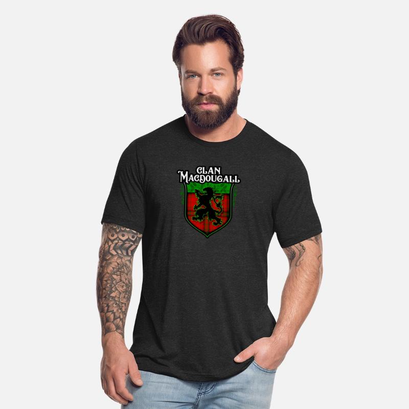 Clan MacDougall Scottish Tartan Rampant Lion