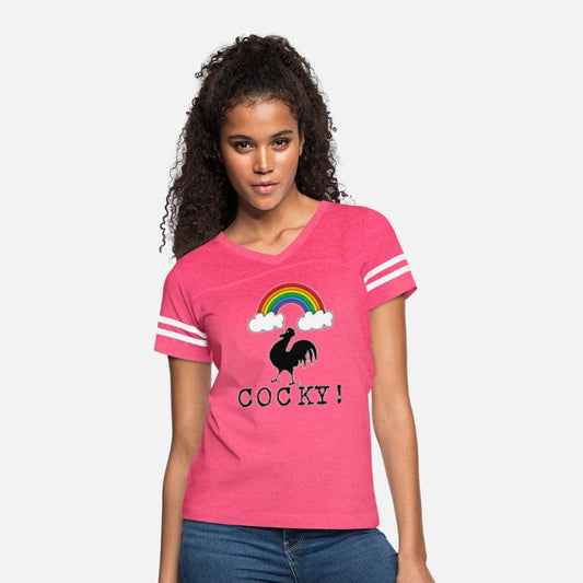 Cocky Rooster w Rainbow