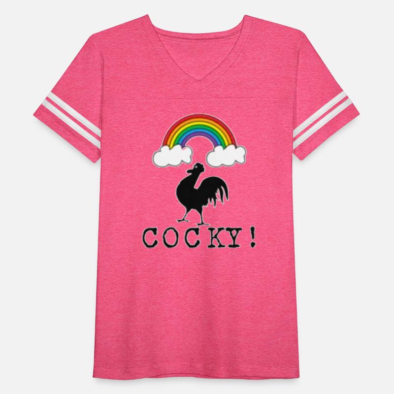 Cocky Rooster w Rainbow