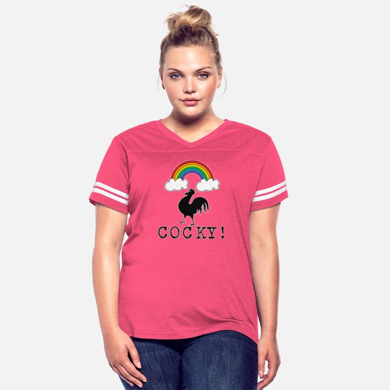 Cocky Rooster w Rainbow