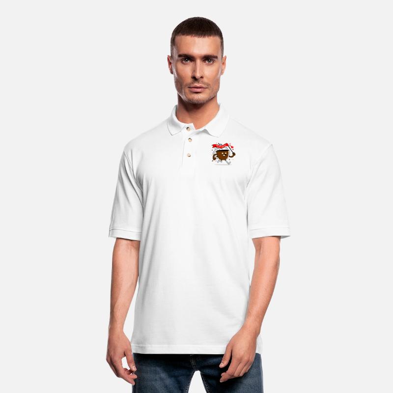 Coffee day, cup of coffee running with a red flag