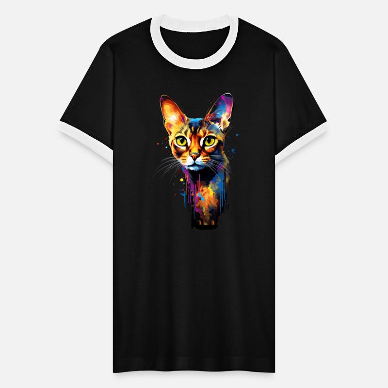 Color Explosion Abyssinian Cat Modern