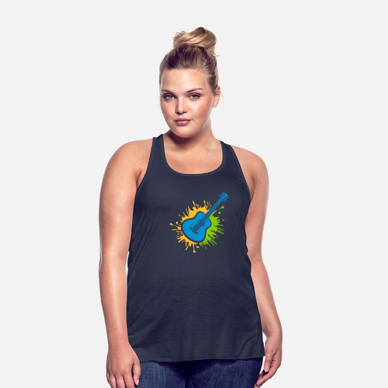 colorful colorful guitarist drop