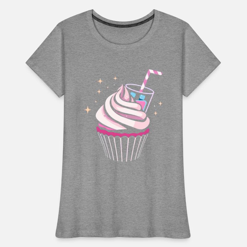 Colorful cupcake with swirling frosting topped