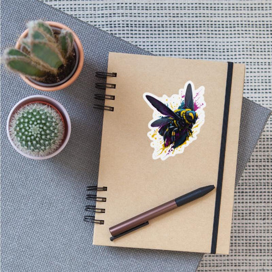 Colorful Flying Wasp