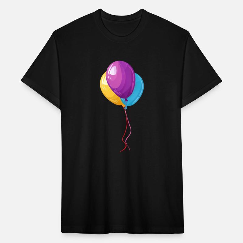 Colorful Trio of Helium Balloons