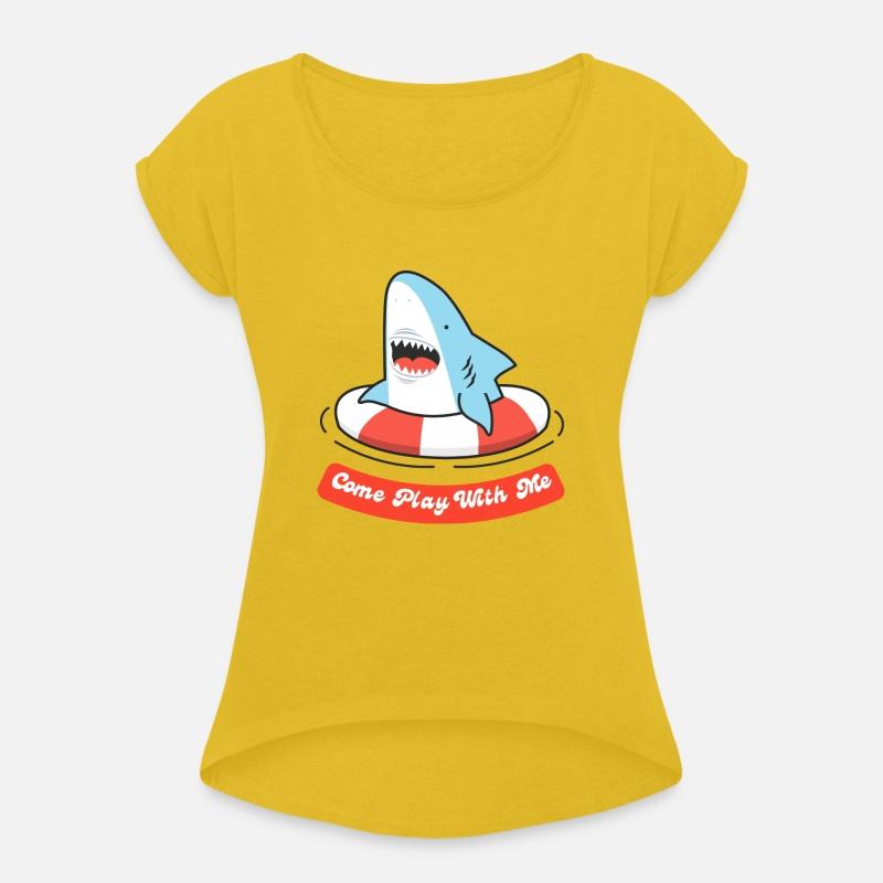 come play with me- funny shark