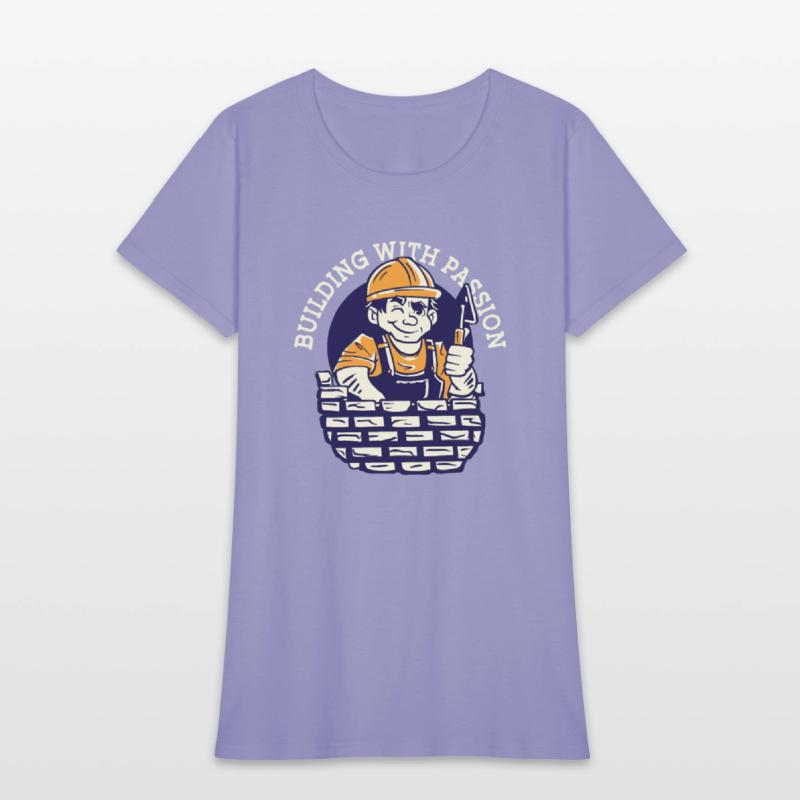 Construction worker building passion craftsman