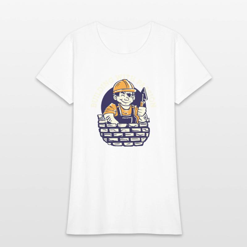 Construction worker building passion craftsman