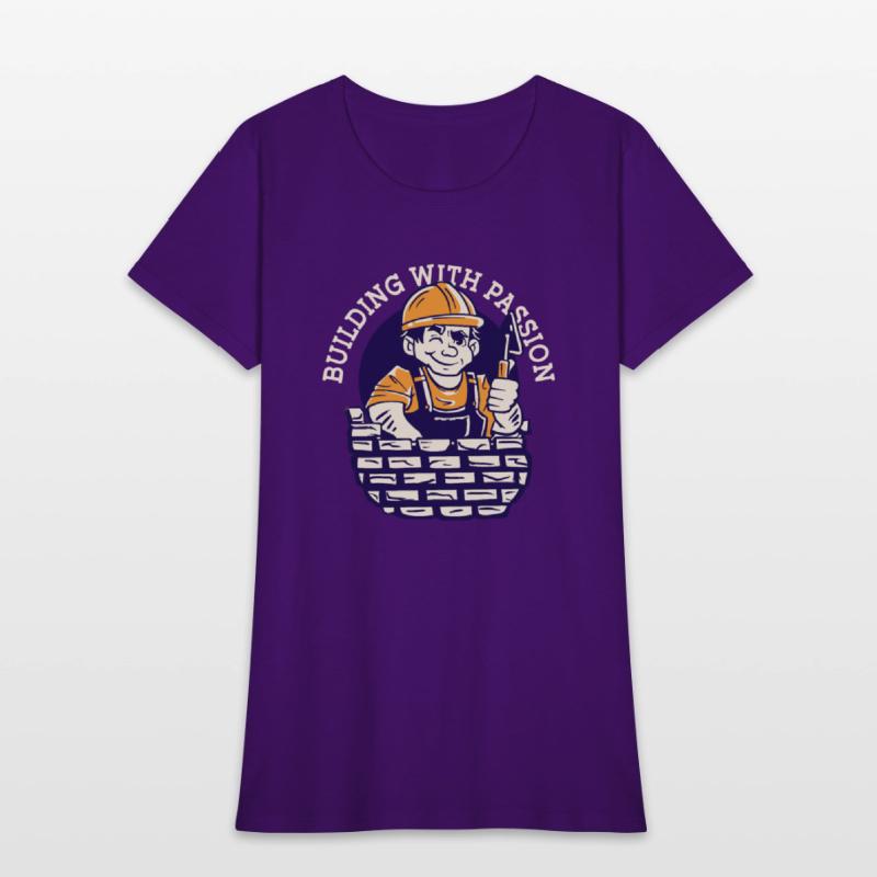 Construction worker building passion craftsman