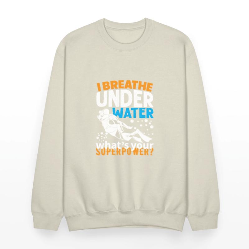 Cool Diving Design - I Breathe Under Water