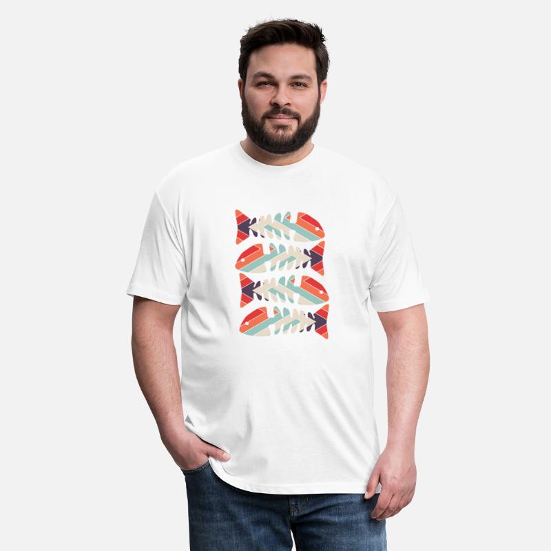 Cool fish design and geometric color pattern.