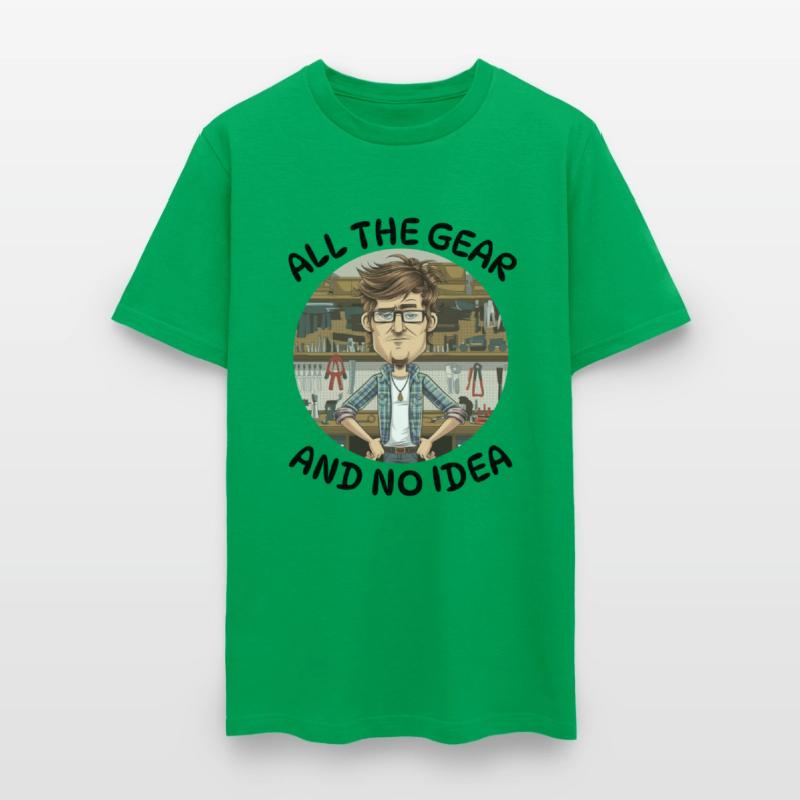 Cool Handyman Cartoon - Workshop Garage