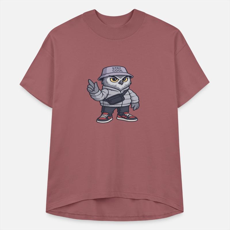 Cool Owl in Streetwear – Urban Cartoon Style