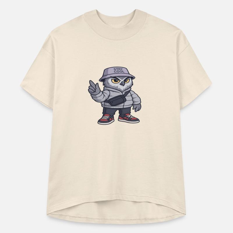 Cool Owl in Streetwear – Urban Cartoon Style