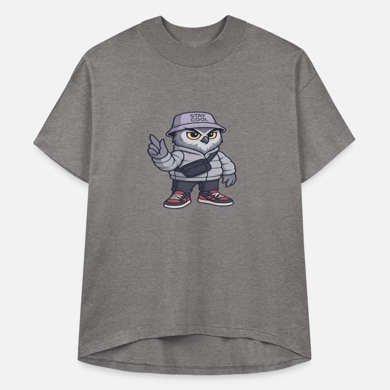 Cool Owl in Streetwear – Urban Cartoon Style
