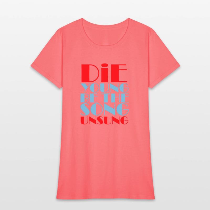 cotton tshirt and hoodys with die young caption