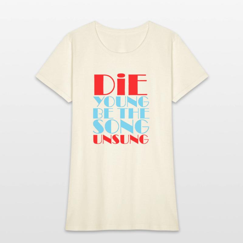 cotton tshirt and hoodys with die young caption