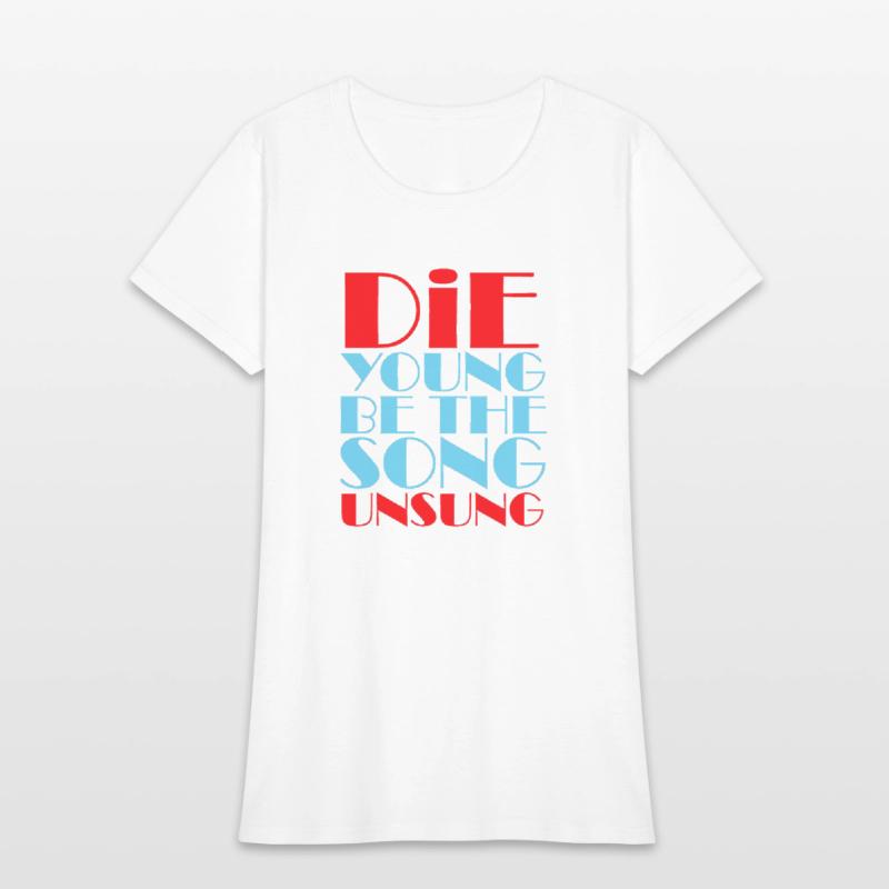 cotton tshirt and hoodys with die young caption