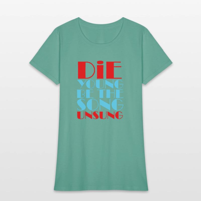 cotton tshirt and hoodys with die young caption