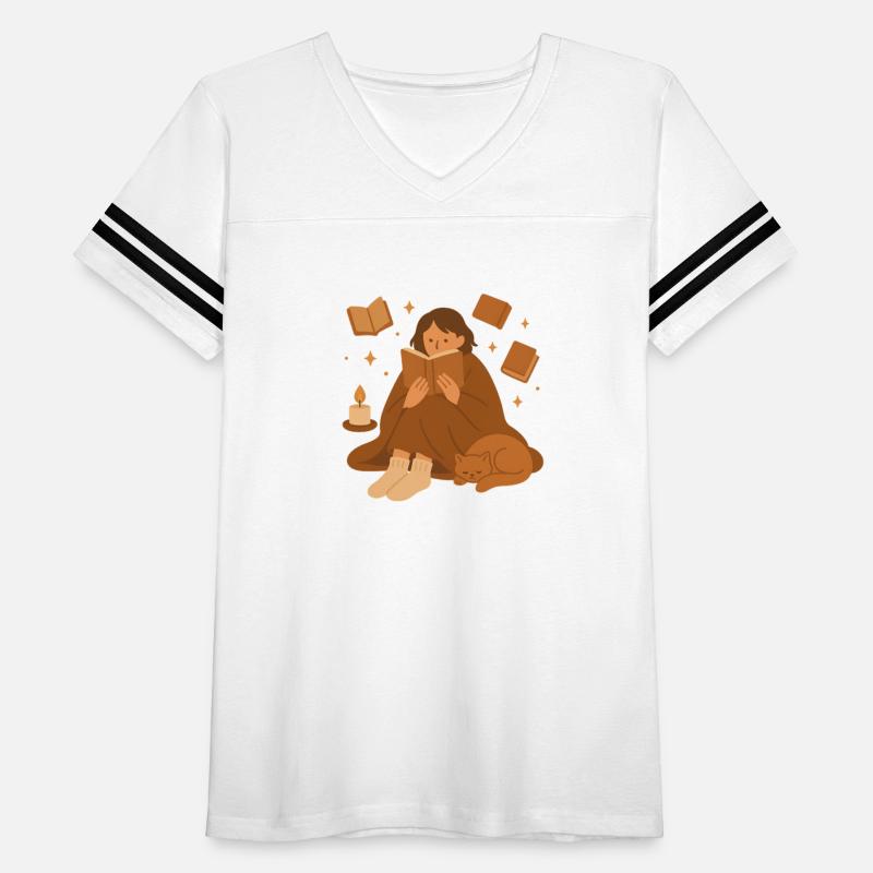 Cozy Reading Time – Book Lover Aesthetic Tee