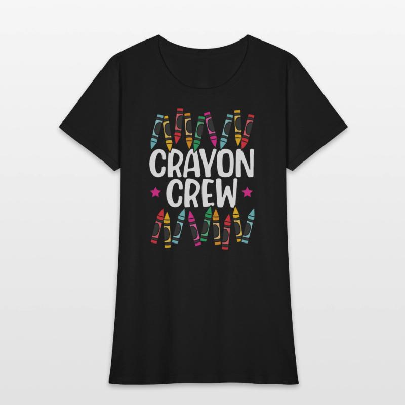 Crayon Crew Coloring Artistic Drawing Color