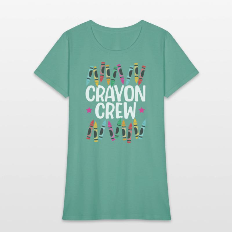 Crayon Crew Coloring Artistic Drawing Color
