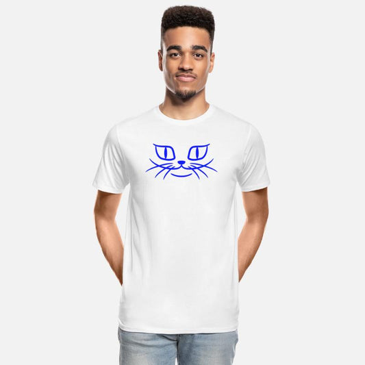 Creepy Cat Eayes Looks Happy Happy Smiling Evil