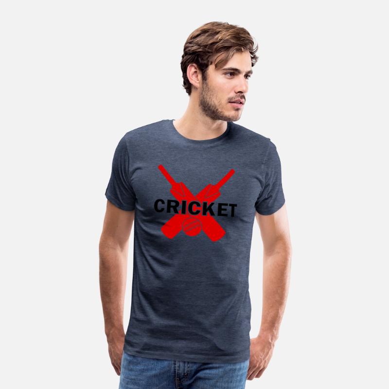 Cricket logo red black with bat and ball. Bat and