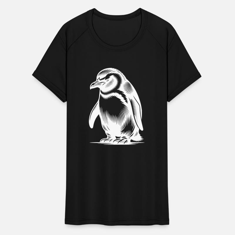 Cunning Clever Kids Penguin Tattoo Style