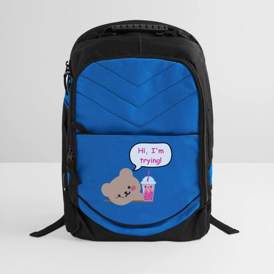 Cute Bear with Bubble Tea Design