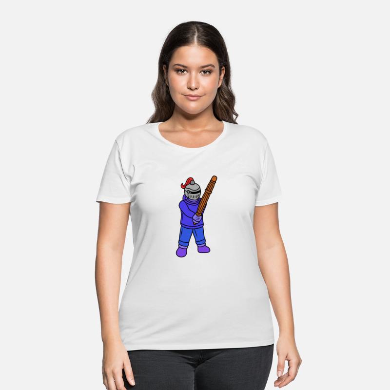 Cute cartoon knight kendo