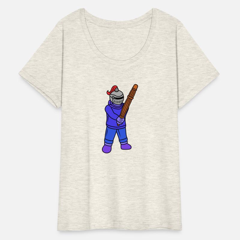 Cute cartoon knight kendo