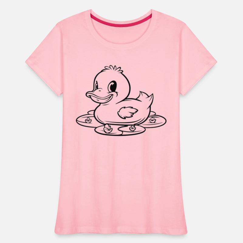 cute duck swimming in a swamp