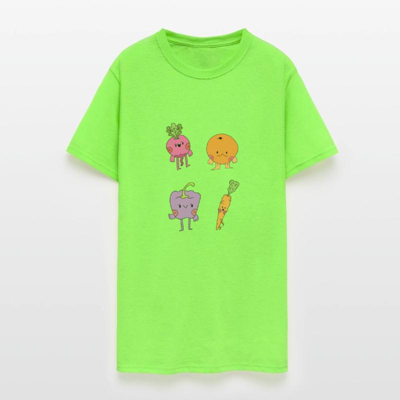 Cute Fruit and Vegetables Sticker Pack