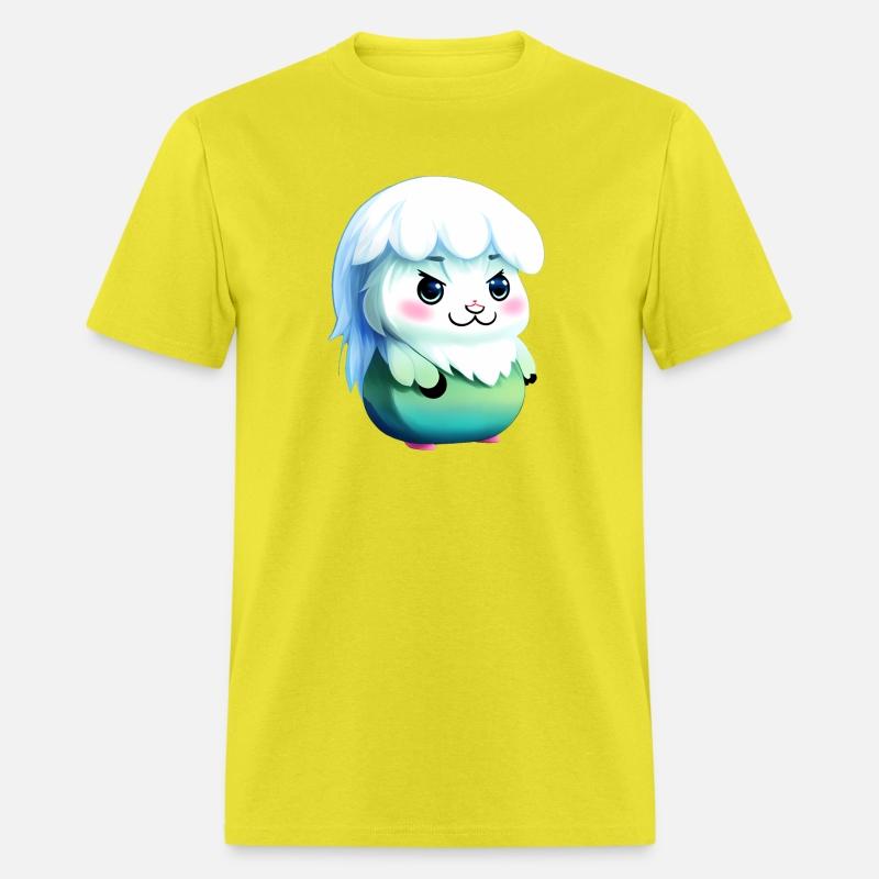 Cute kawaii furry animal, yeti type