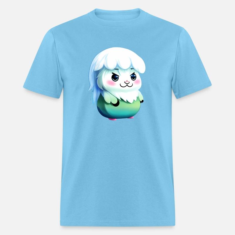 Cute kawaii furry animal, yeti type