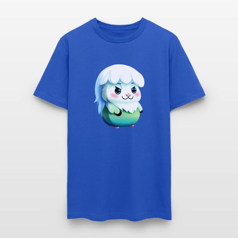 Cute kawaii furry animal, yeti type