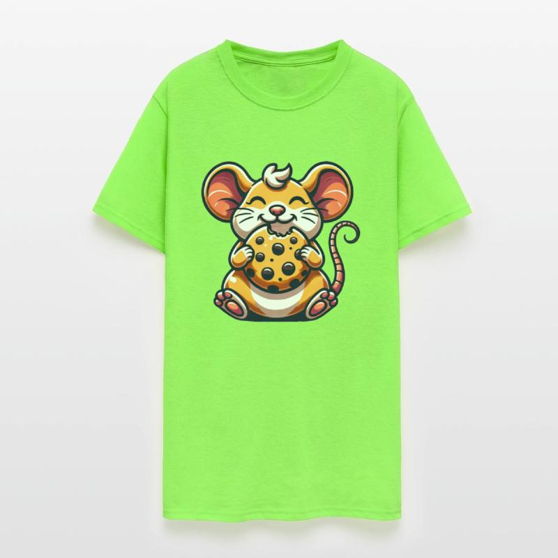 Cute mouse cookie dessert cartoon